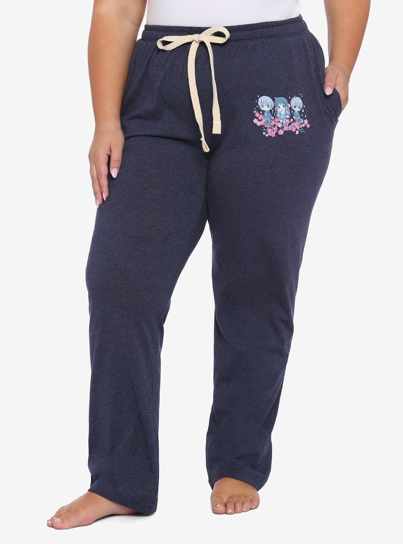 Fruits Basket Chibi Group Sakura Pajama Pants Plus Size Hot Topic