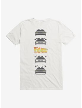 Back To The Future DeLorean T-Shirt, WHITE, hi-res