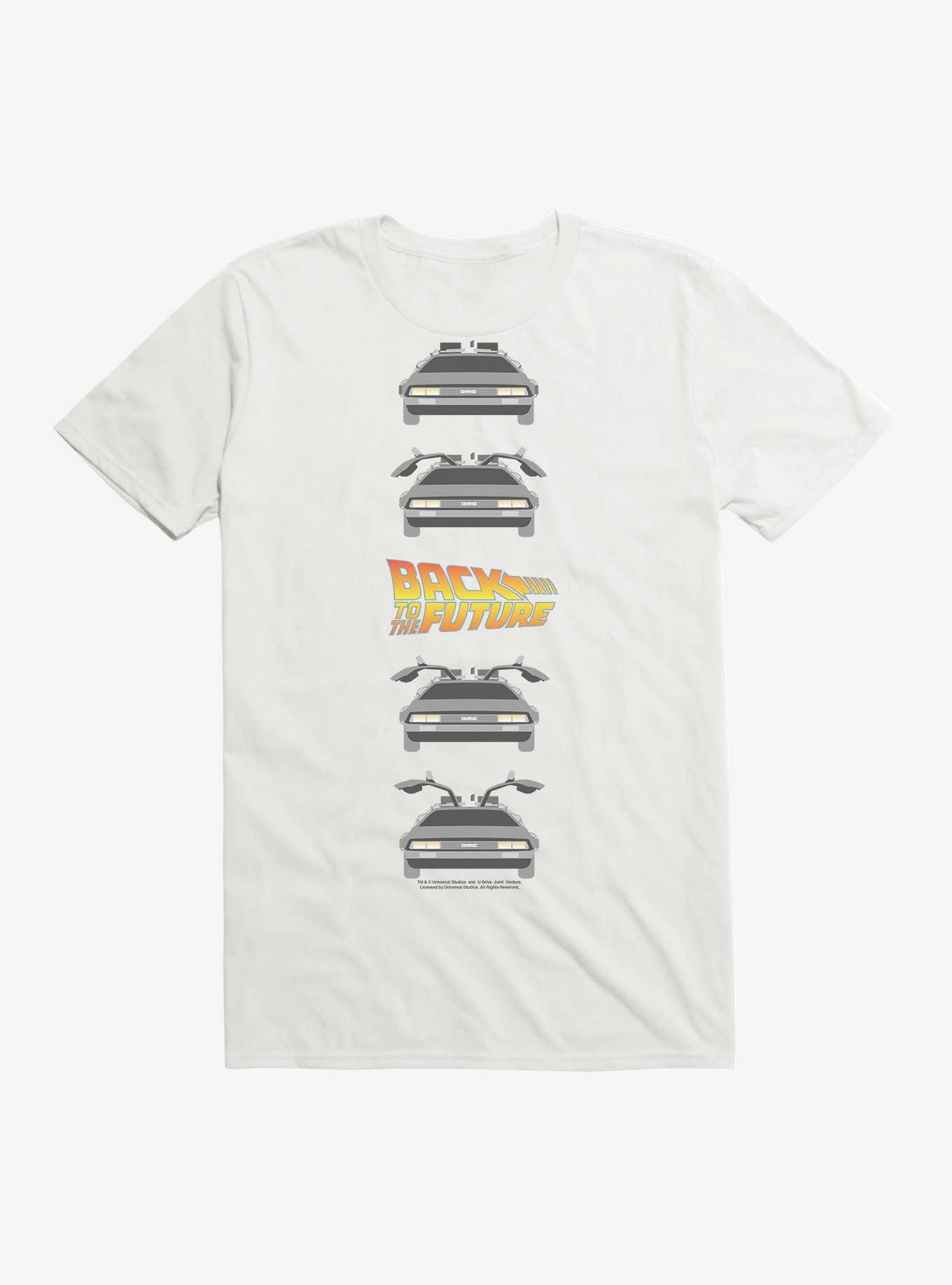 Back To The Future DeLorean T-Shirt, , hi-res