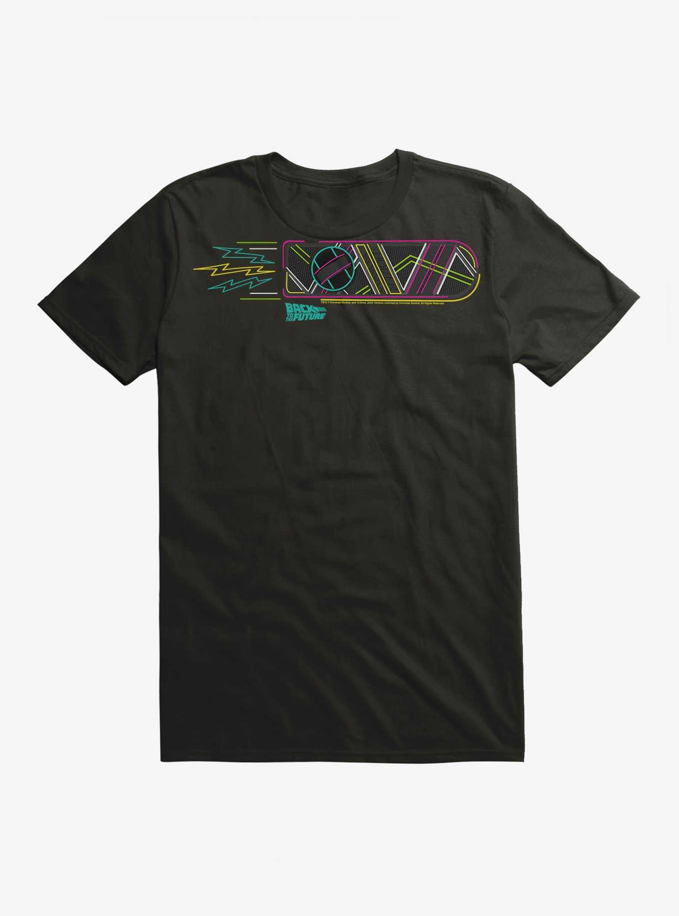 Back To The Future Neon Hoverboard T-Shirt, , hi-res