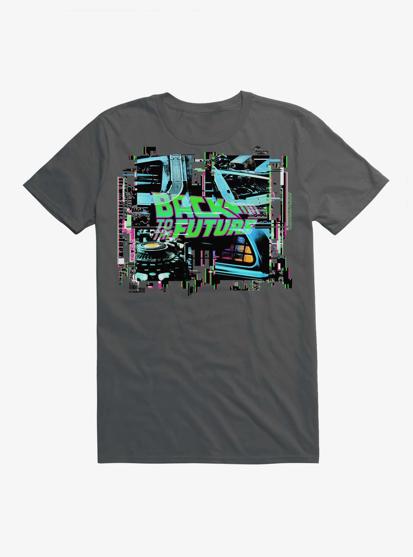 Back To The Future Neon DeLorean Motor T-Shirt, , hi-res