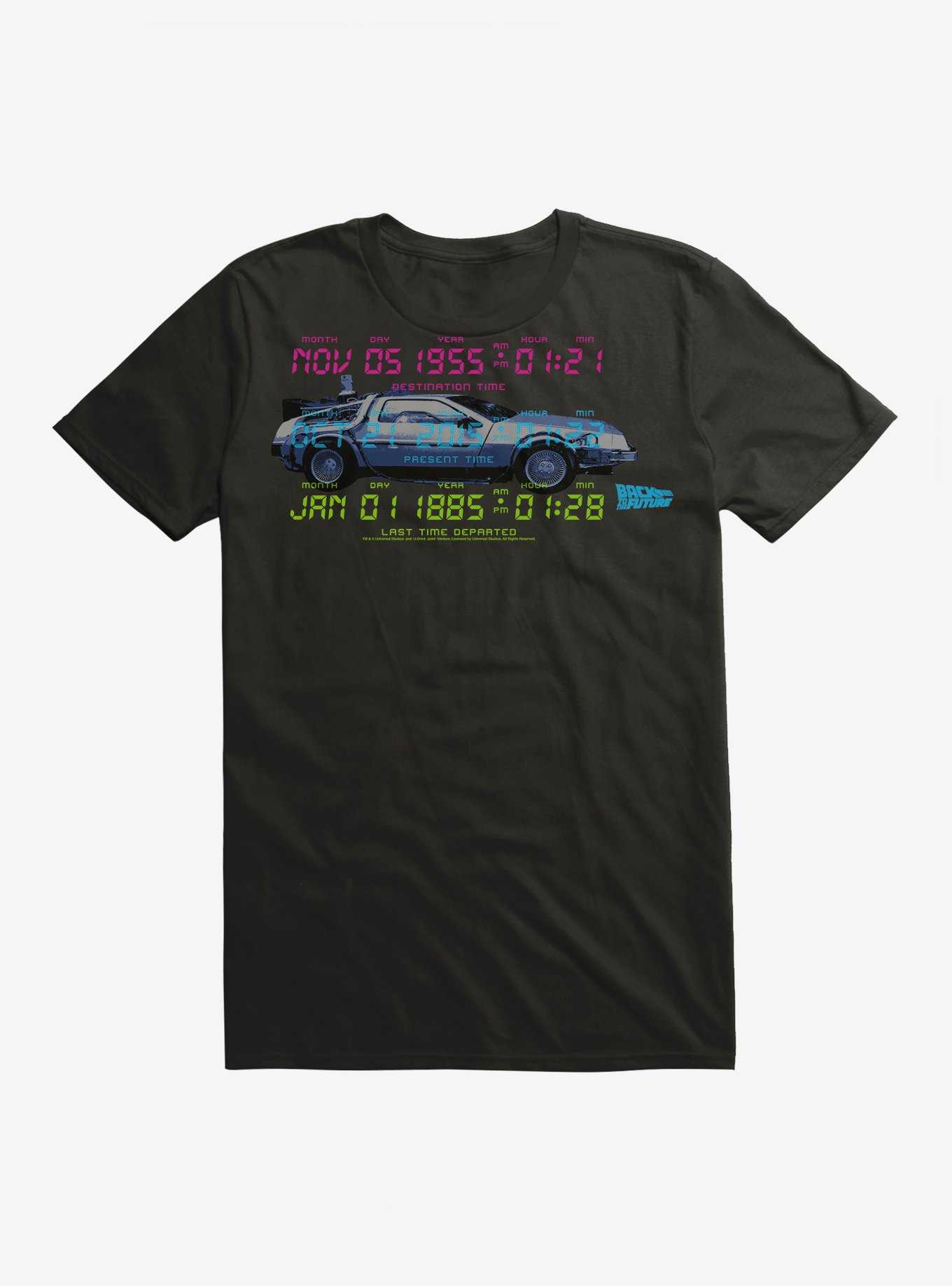 Back To The Future DeLorean Time Destination T-Shirt, , hi-res