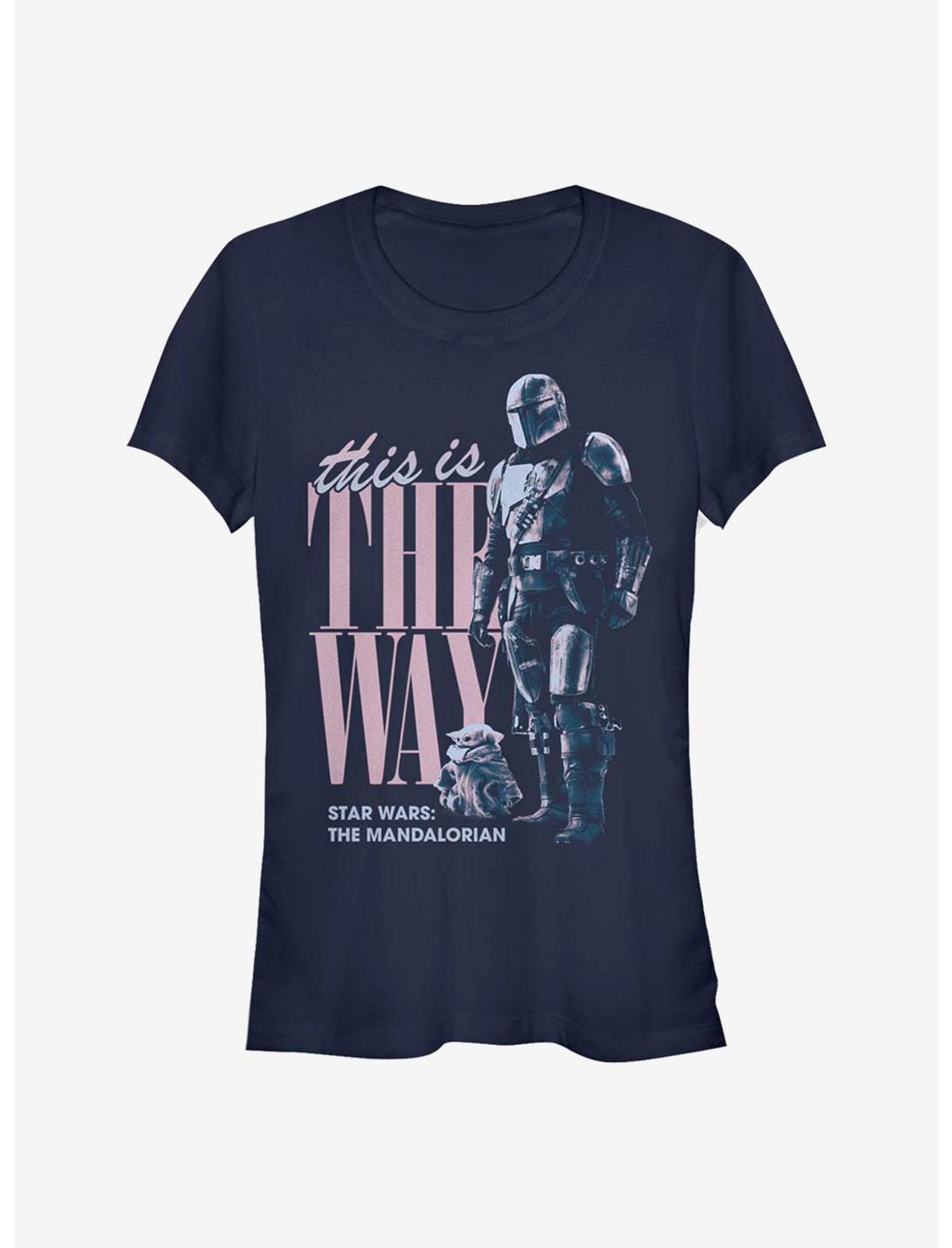 Star Wars The Mandalorian This Is The Way Girls T-Shirt, NAVY, hi-res