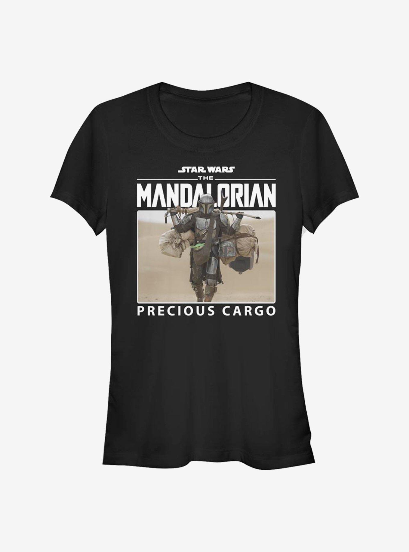 Star Wars The Mandalorian Precious Cargo Girls T-Shirt, BLACK, hi-res