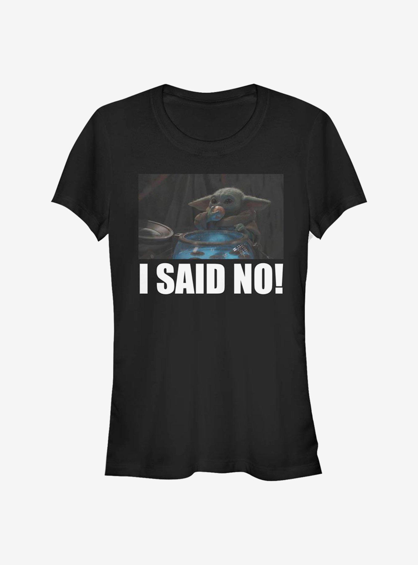Star Wars The Mandalorian The Child I Said No! Girls T-Shirt, , hi-res