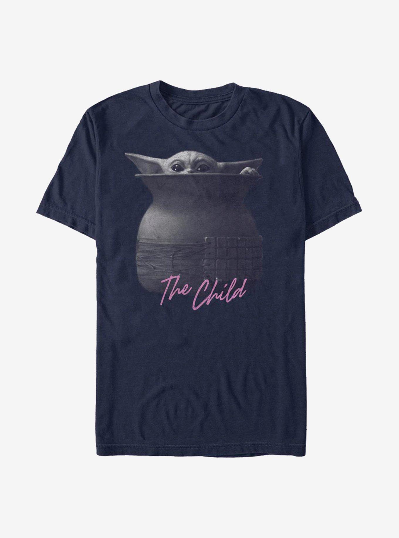 Star Wars The Mandalorian The Child Peeking T-Shirt, , hi-res