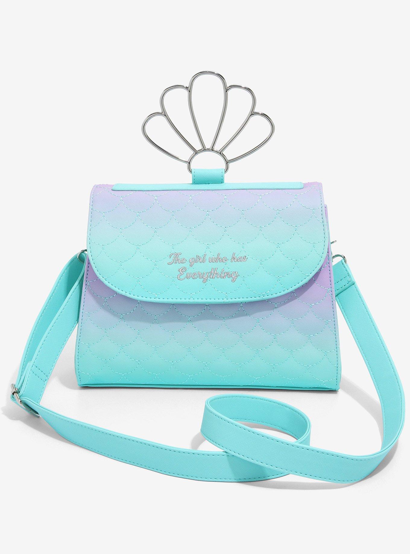 Loungefly Disney The Little Mermaid Scales Ombre Crossbody Bag | BoxLunch