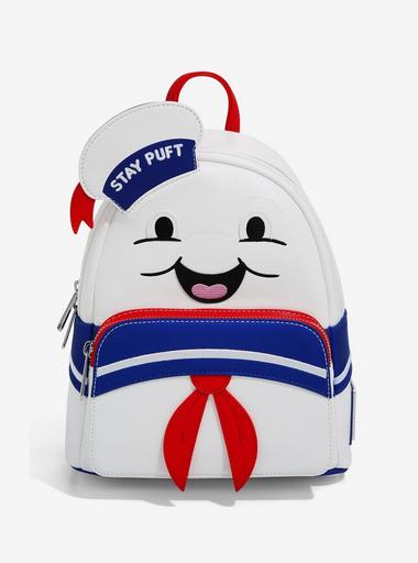 Loungefly Ghostbusters Stay Puft Man Chasing Ecto - 1 Light UP Mini Backpack NEW Ghostbusters Stay Puff Chasing Ecto 1 Light-Up Mini-Backpack  main image 4
