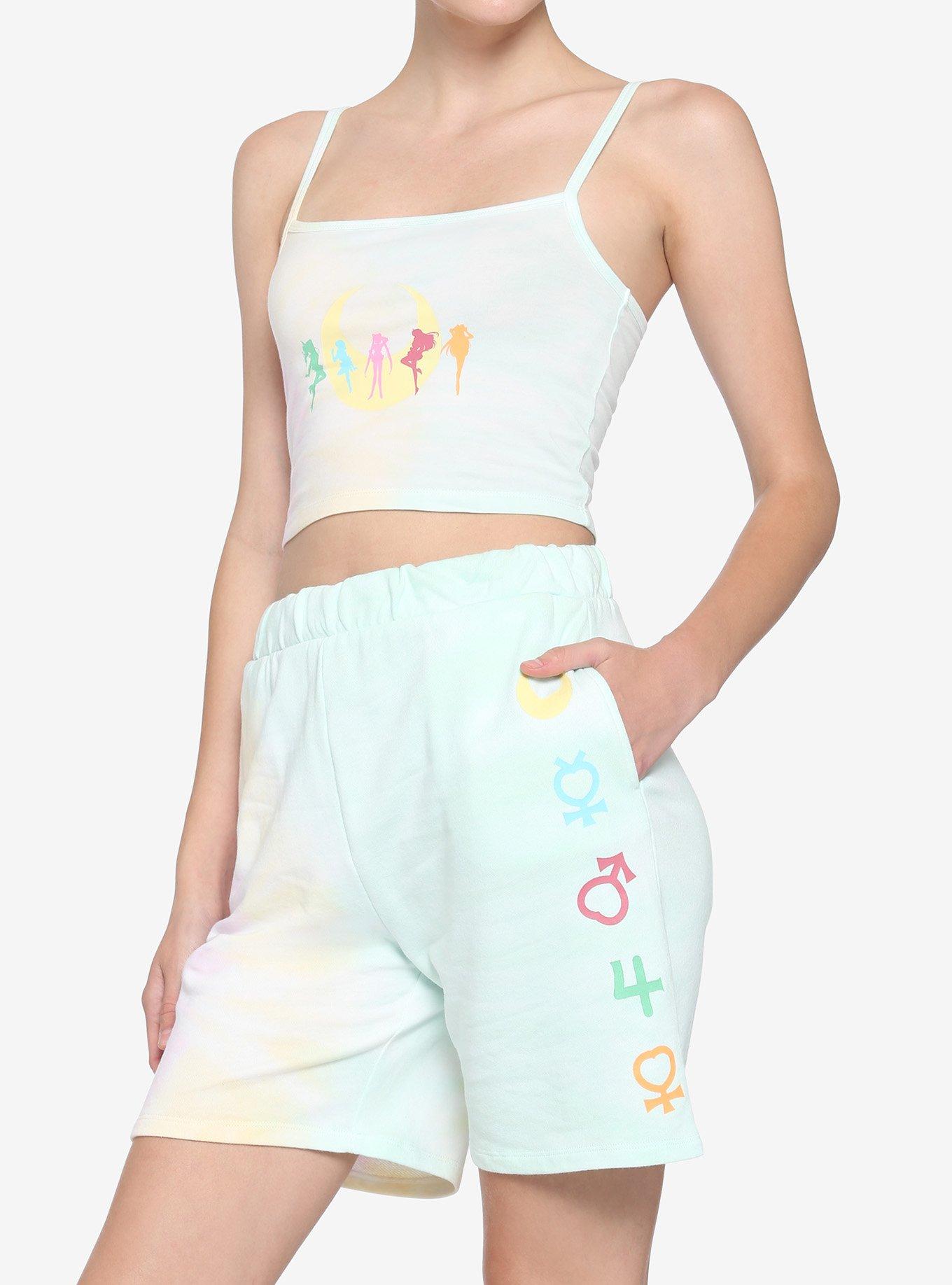 Sailor Moon Pastel Tie-Dye Girls Lounge Set, MULTI, hi-res