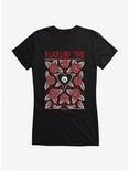 Alkaline Trio Roses Girls T-Shirt, BLACK, hi-res
