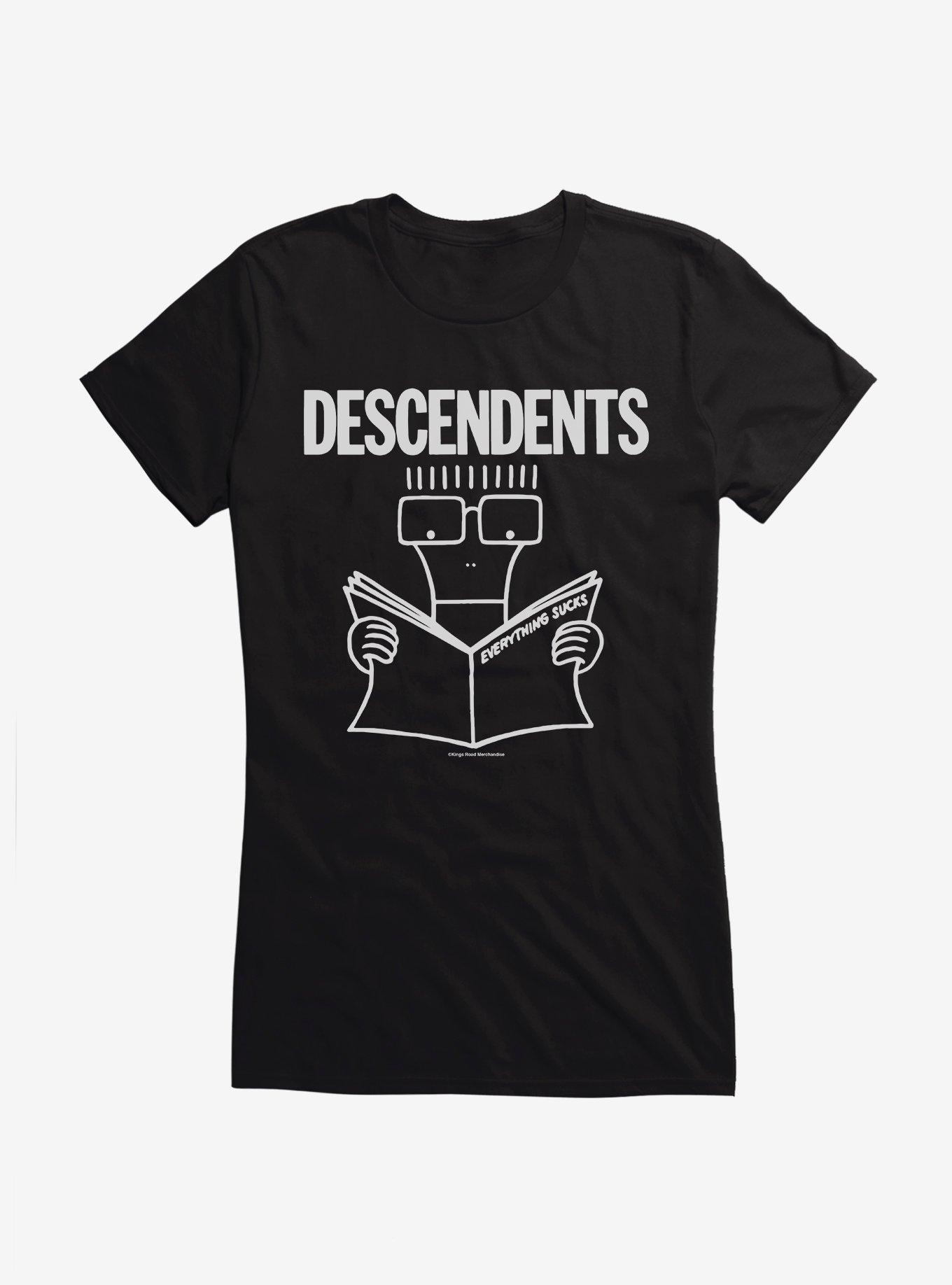 Descendents Everything Sucks Milo Girls T-Shirt, BLACK, hi-res