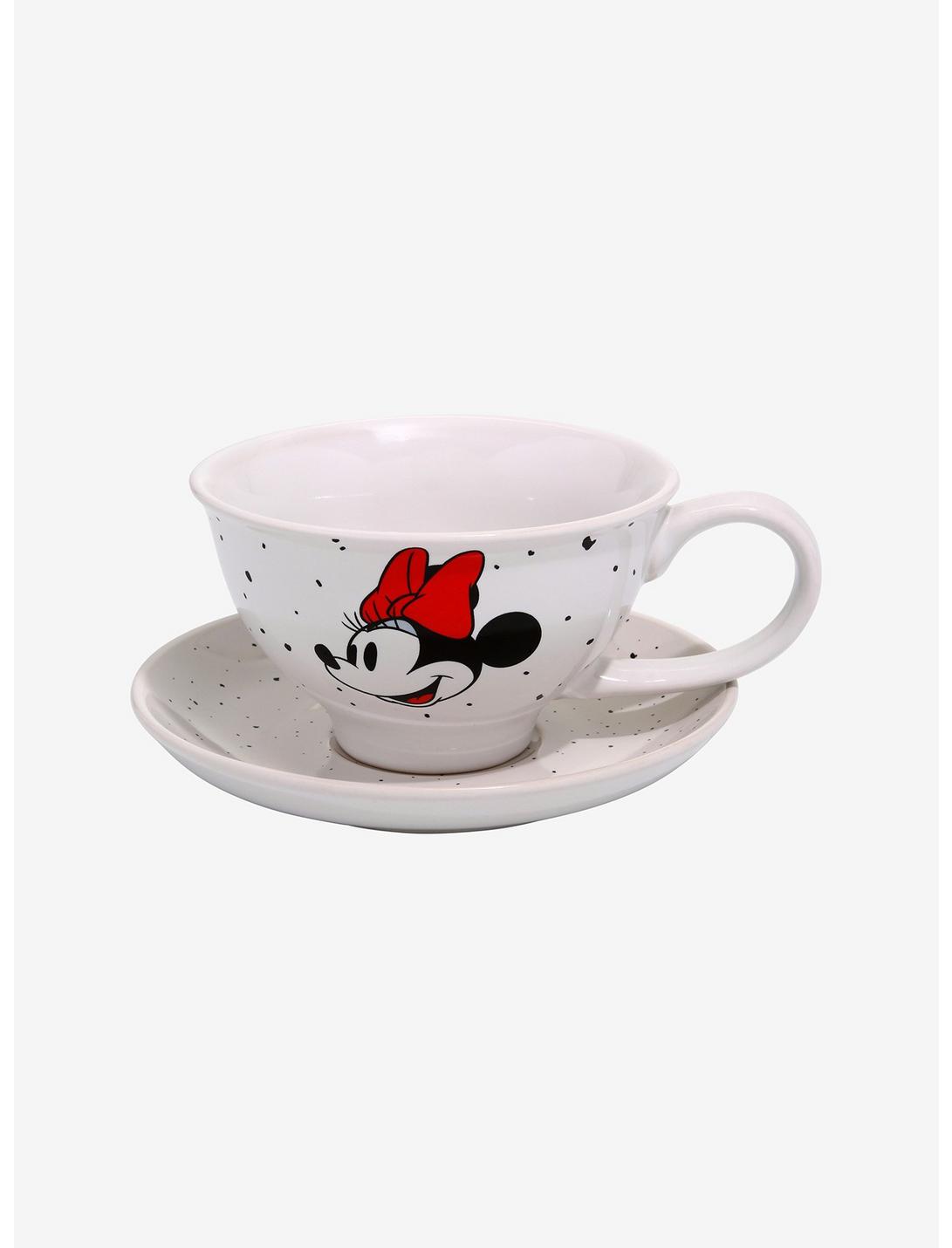 Disney Minnie Mouse Speckle Teacup & Saucer Set, , hi-res