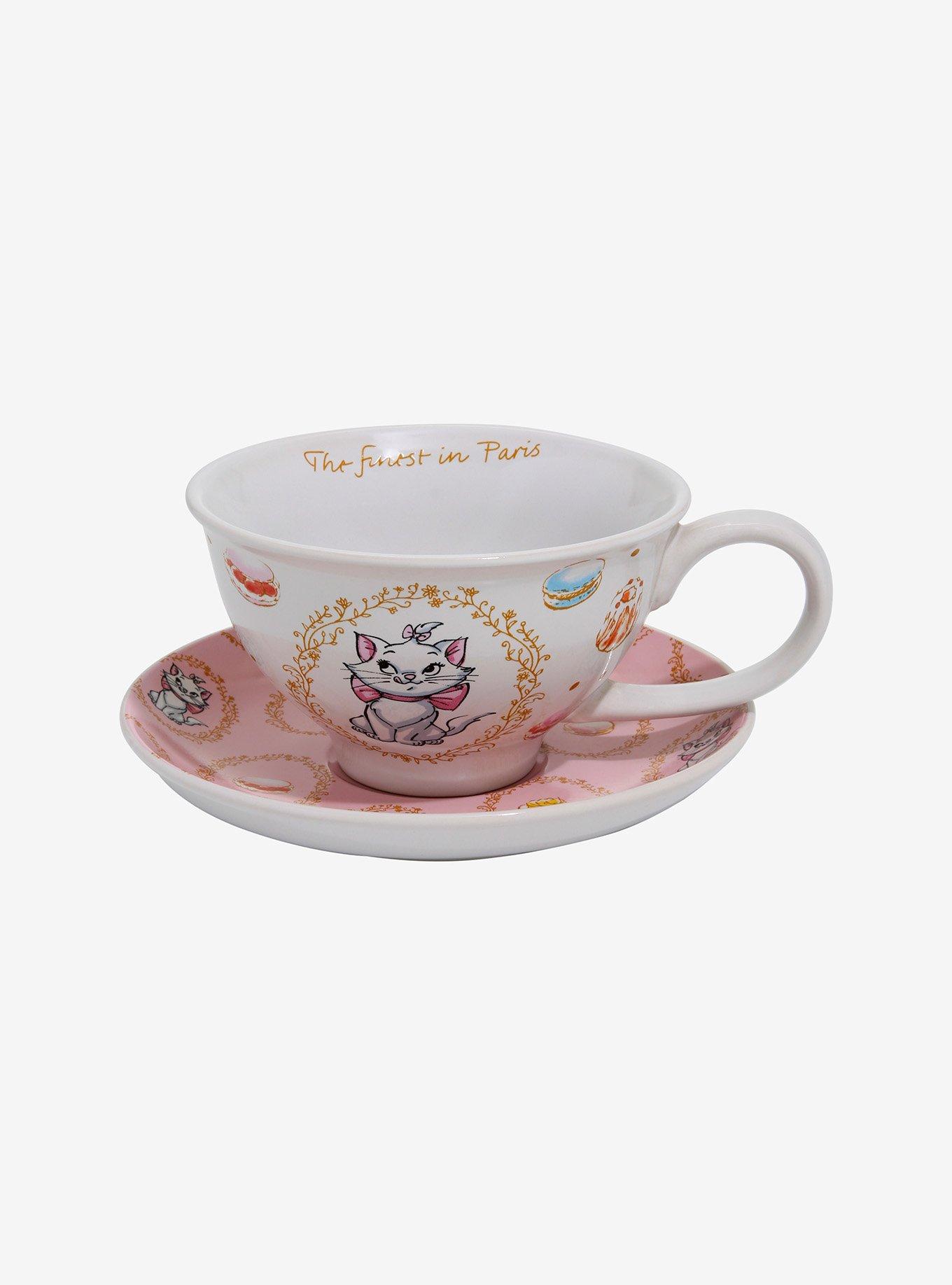 Disney The Aristocats Marie Teacup & Saucer Set, , hi-res