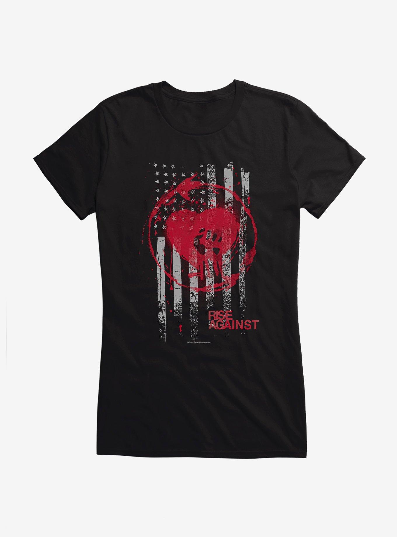 Rise Against Stained Flag Girls T-Shirt