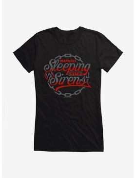 Plus Size Sleeping With Sirens Chain Crest Girls T-Shirt, , hi-res