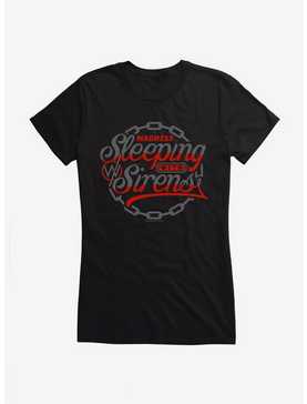 Sleeping With Sirens Chain Crest Girls T-Shirt, , hi-res
