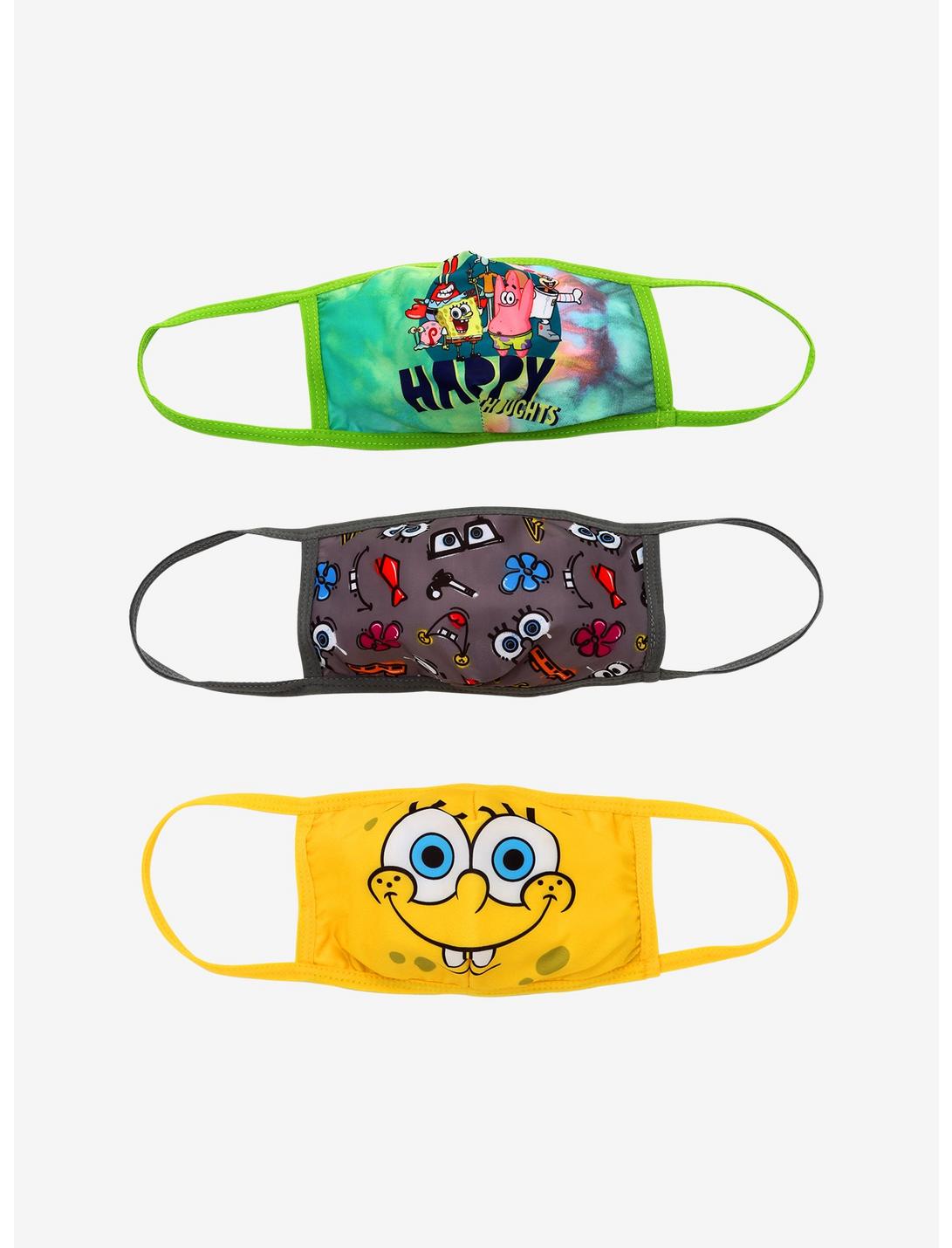 SpongeBob SquarePants Fashion Face Mask Set, , hi-res