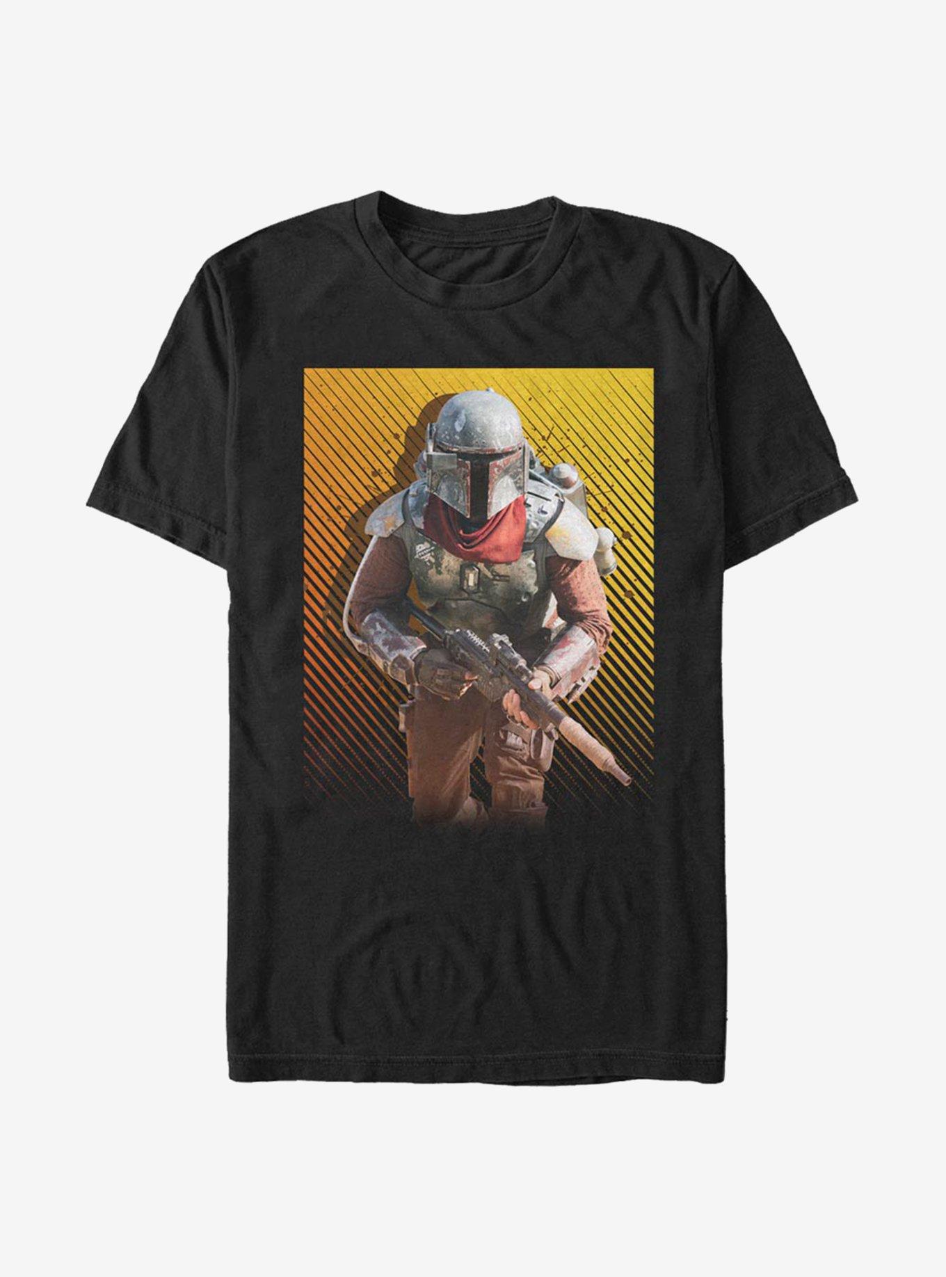 Star Wars The Mandalorian Solo Marshal T-Shirt, BLACK, hi-res