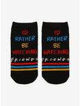 Friends Rather Be Watching No-Show Socks, , hi-res