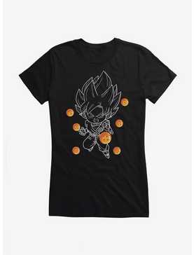 Dragon Ball Super Chibi Goku Saiyan Girls T-Shirt, , hi-res