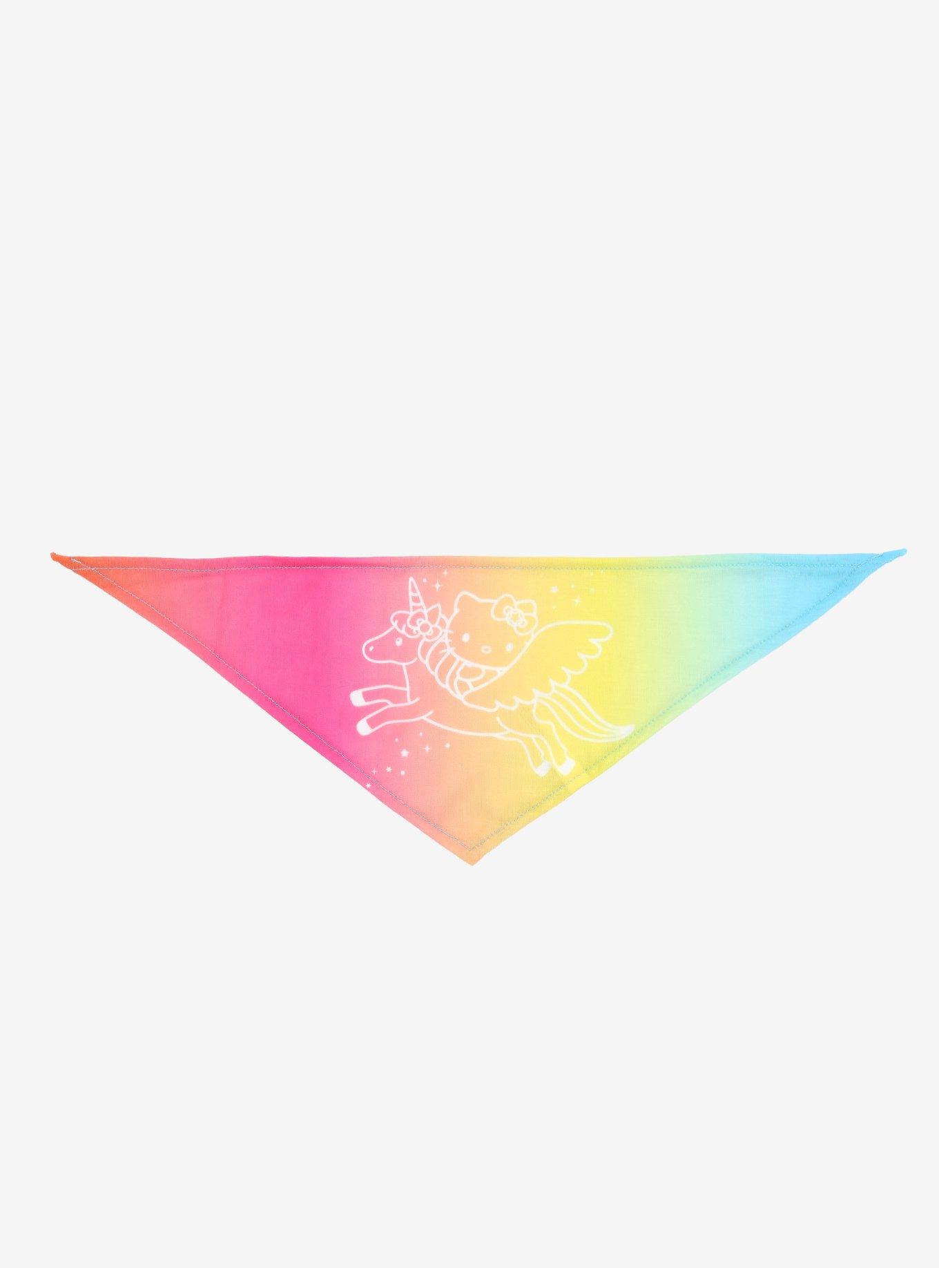 Hello Kitty Unicorn Rainbow Pet Bandana, MULTI, hi-res