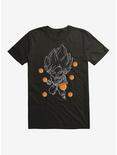 Dragon Ball Super Chibi Goku Saiyan T-Shirt, BLACK, hi-res