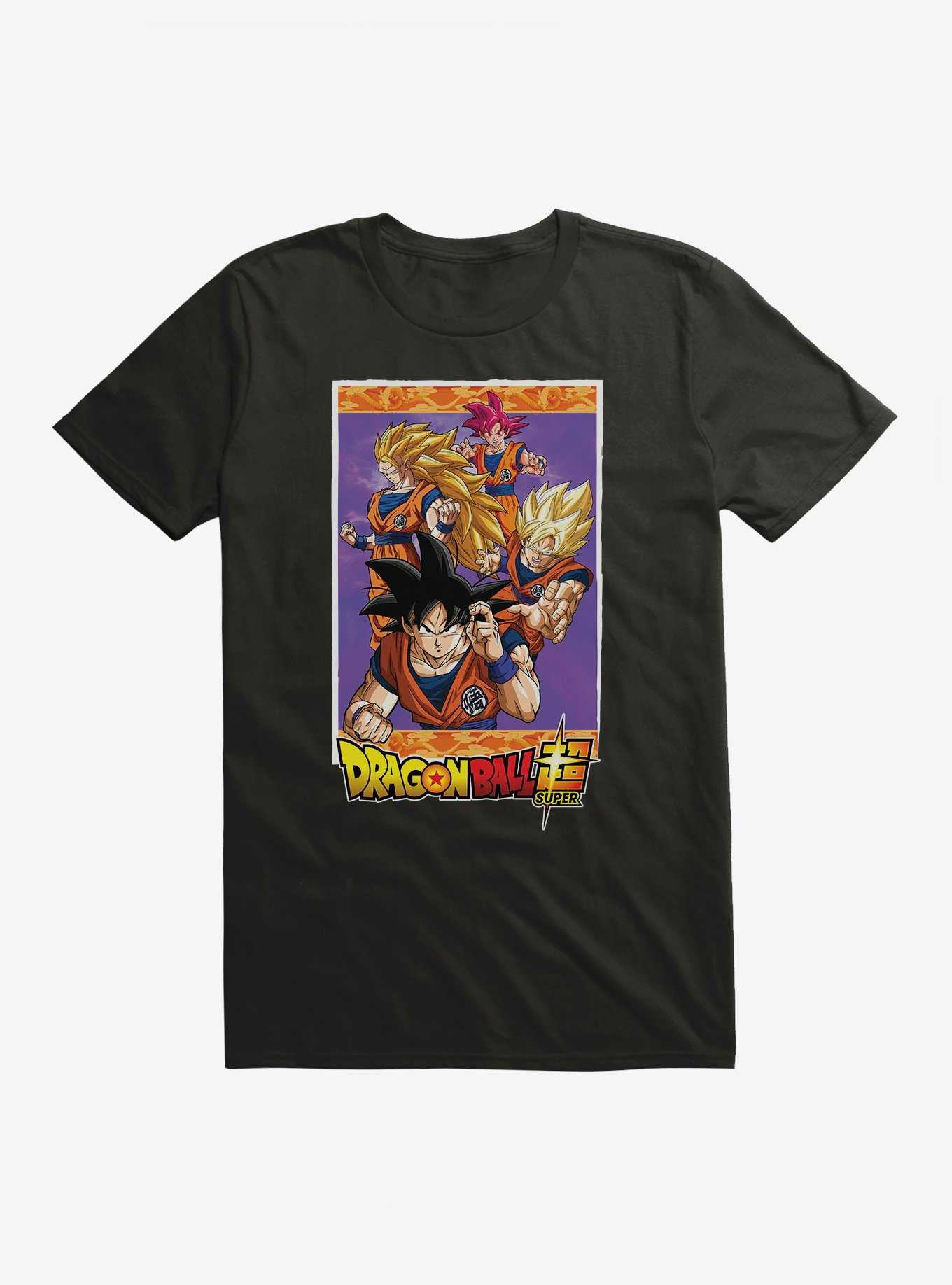 Dragon Ball Super Goku Transformations T-Shirt, , hi-res