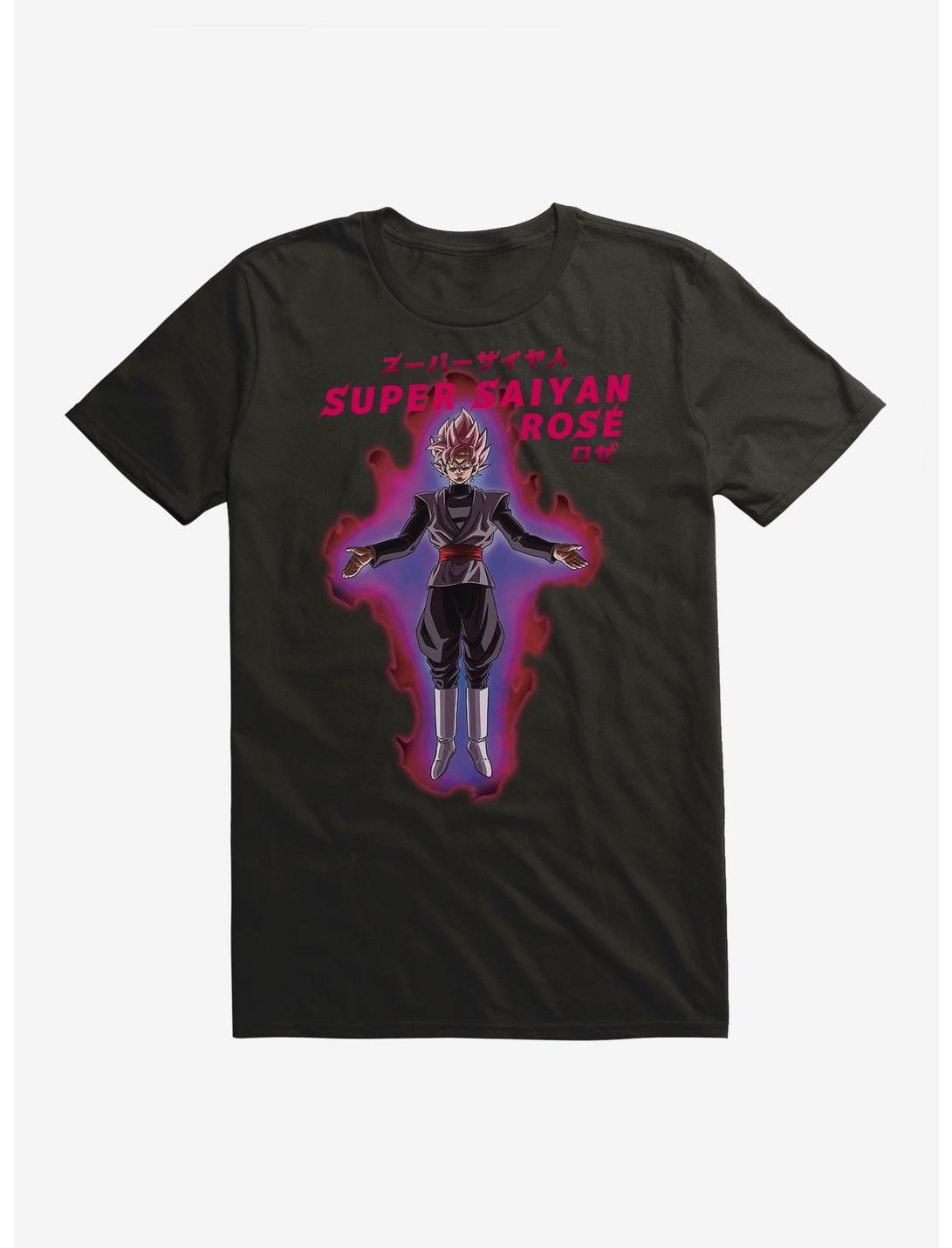 Dragon Ball Super Super Saiyan Ros?lame Aura T-Shirt, BLACK, hi-res