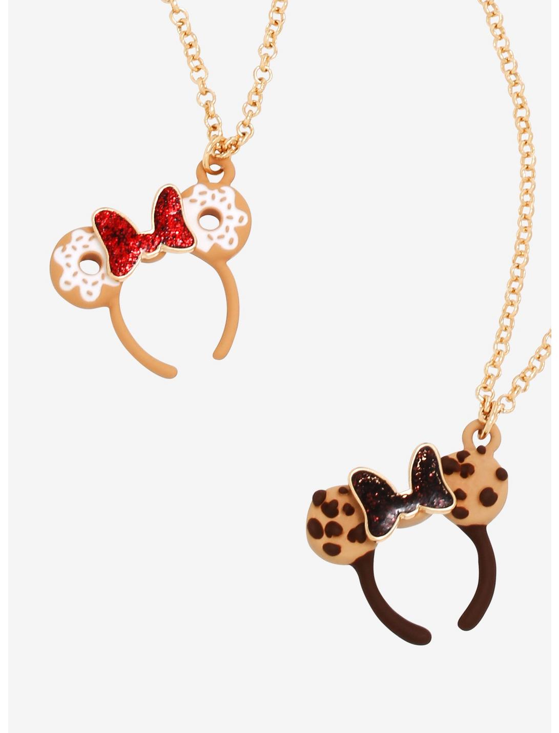 Disney Minnie Mouse Dessert Ear Headband Best Friend Necklace Set - BoxLunch Exclusive, , hi-res