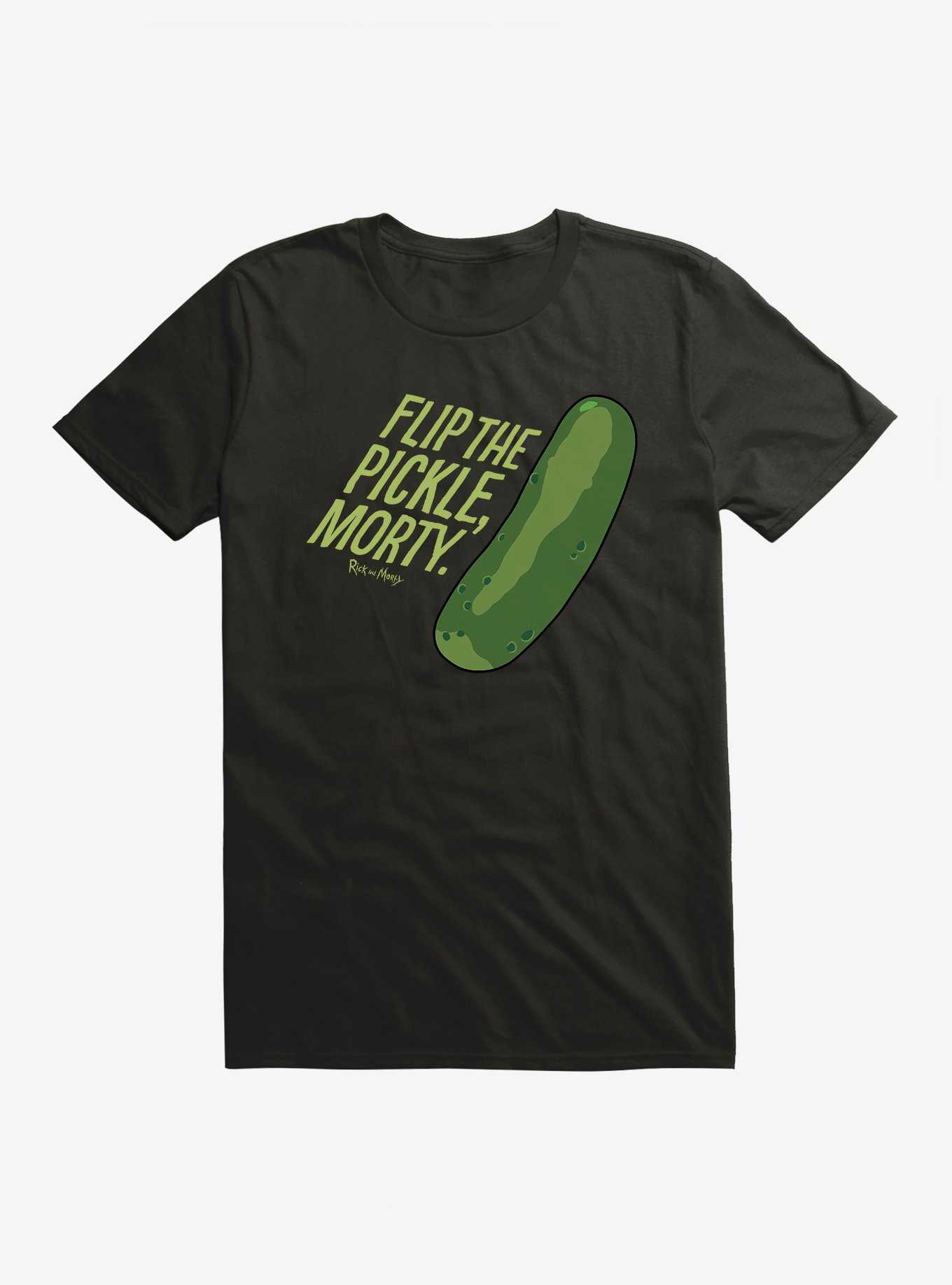 Rick And Morty Flip The Pickle, Morty T-Shirt, , hi-res