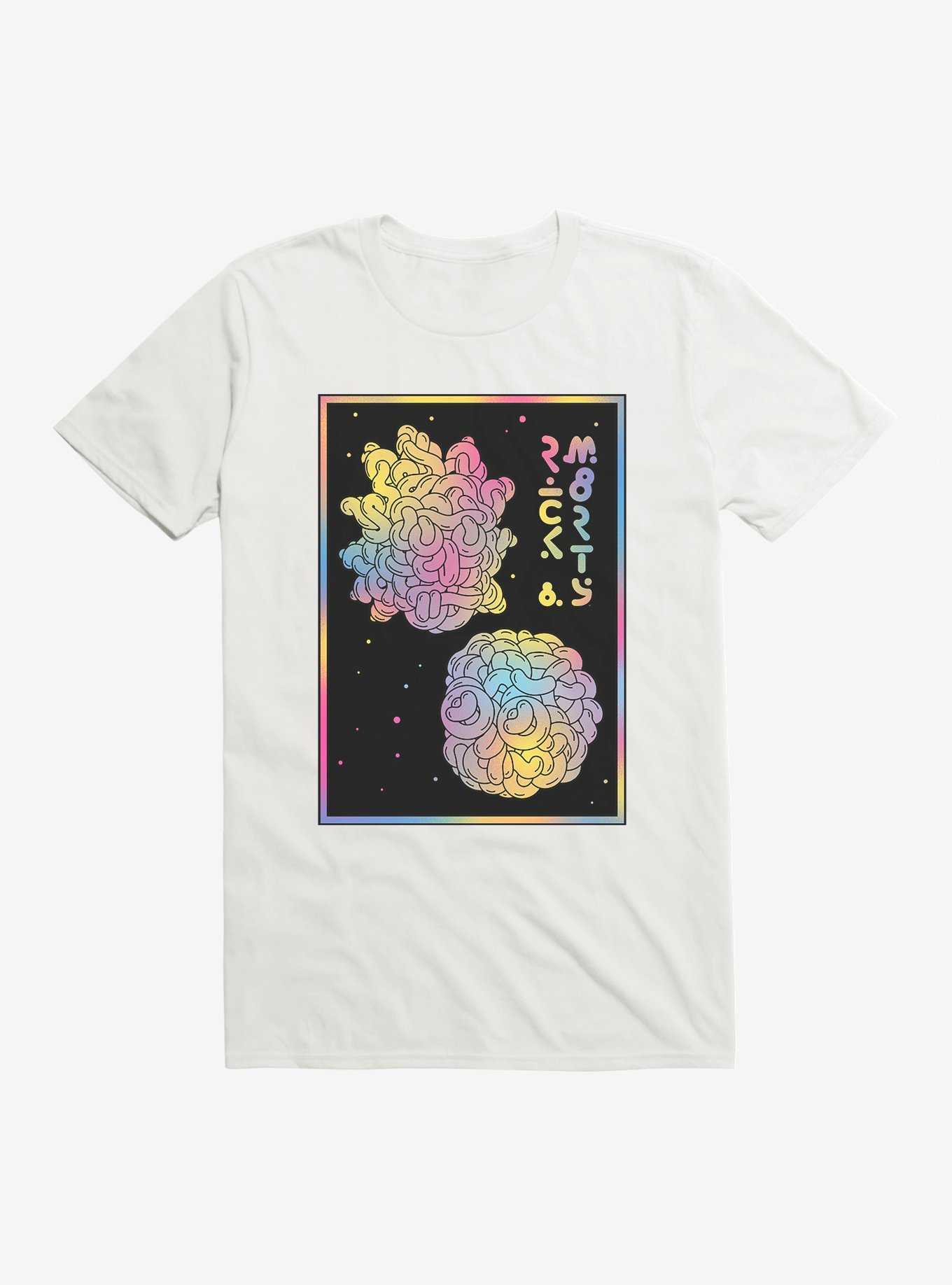 Rick And Morty Rainbow Blob T-Shirt, WHITE, hi-res