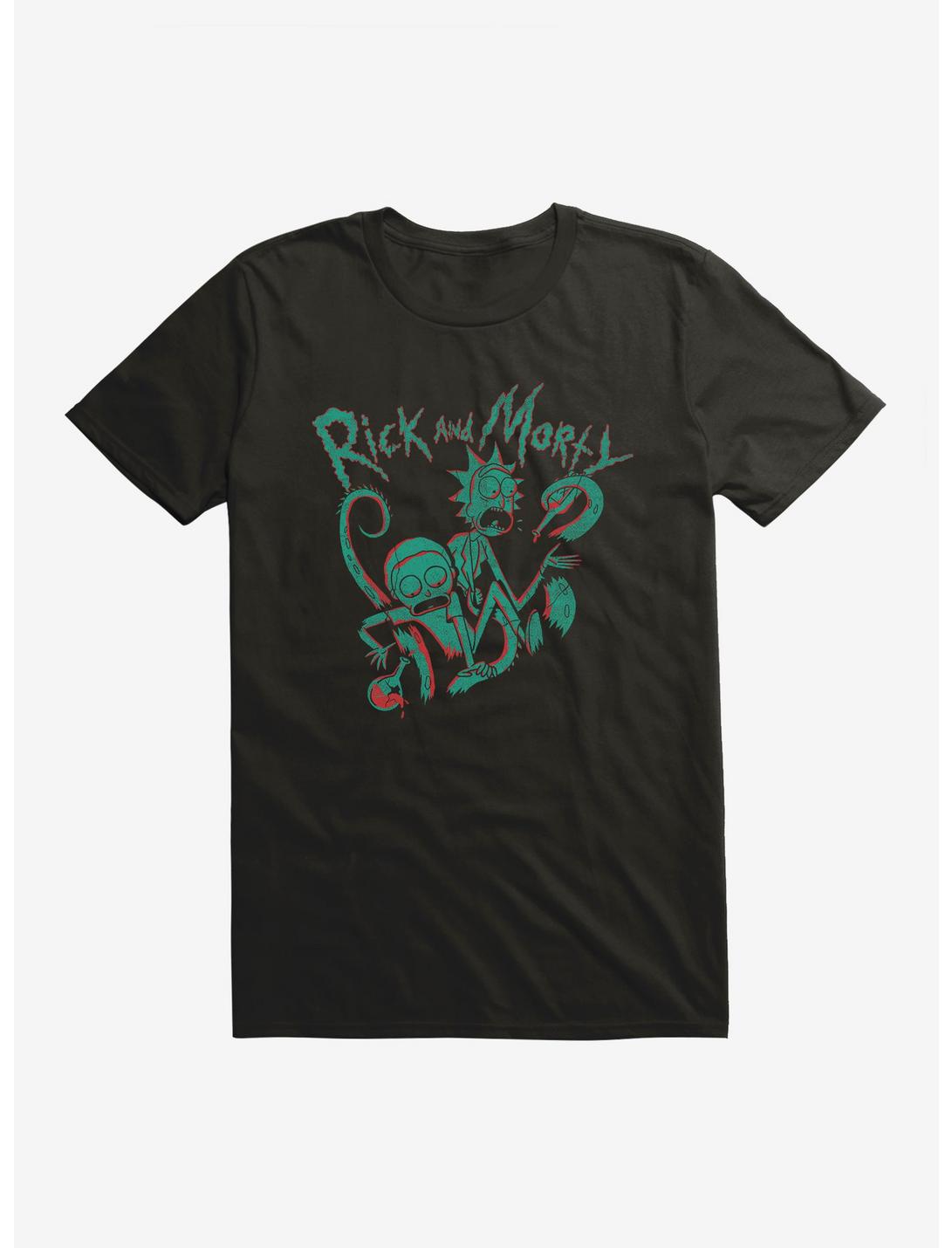 Rick And Morty Turquoise Tentacle T-Shirt, , hi-res