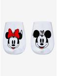 Disney Mickey and Minnie Mouse Wine Glass Set, , hi-res