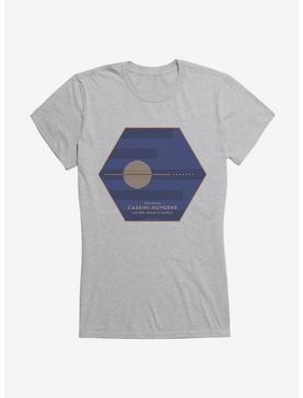 Space Horizons ESA/NASA Saturn, Rings, And Moons Girls T-Shirt, HEATHER, hi-res
