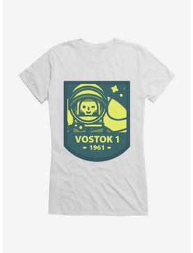 Space Horizons Vostok 1 Girls T-Shirt, WHITE, hi-res