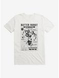 Rick And Morty Butter Robot Original Model T-Shirt Hot Topic Exclusive, WHITE, hi-res