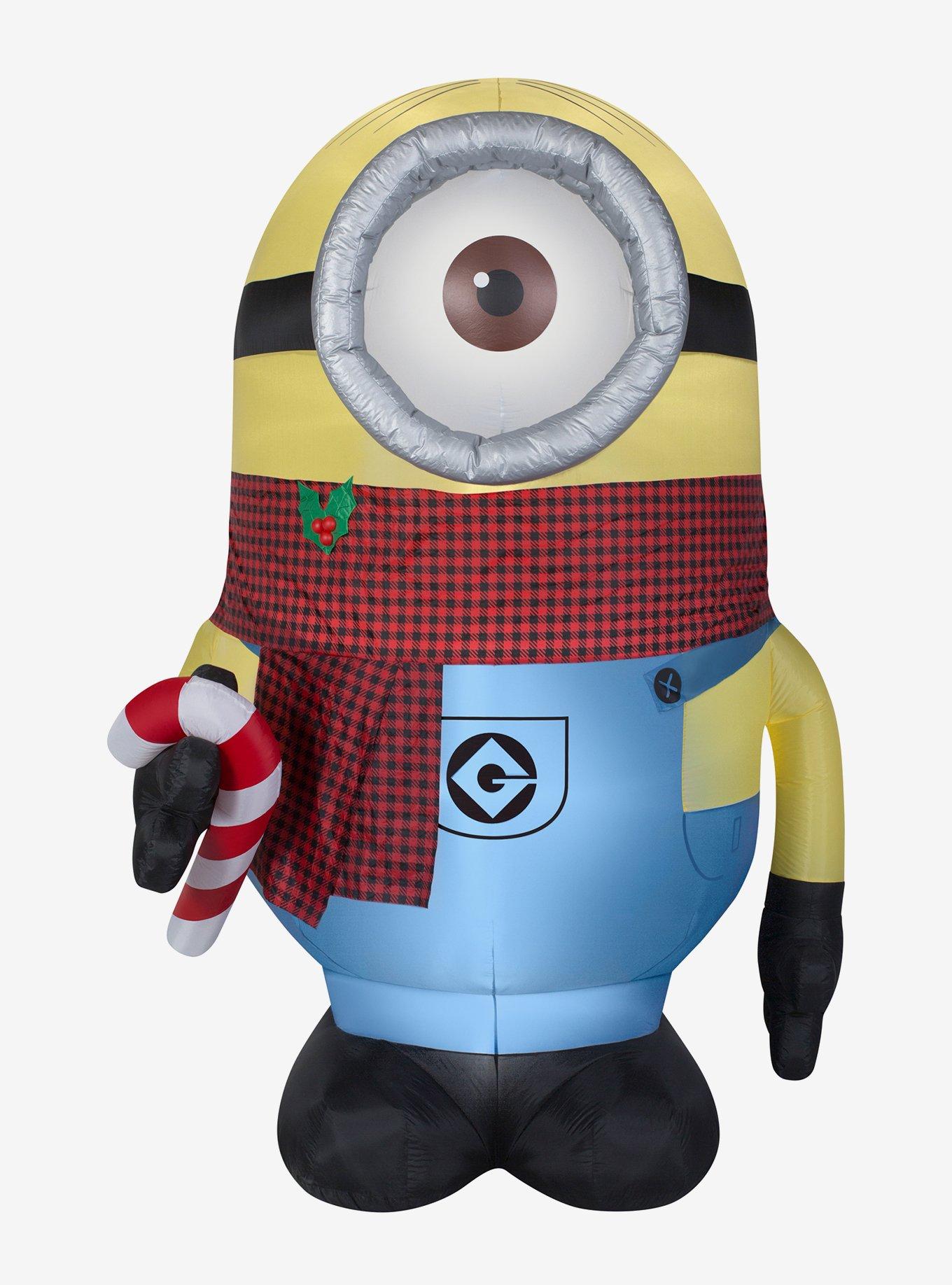Minions Stuart with Plaid Scarf Airblown, , hi-res