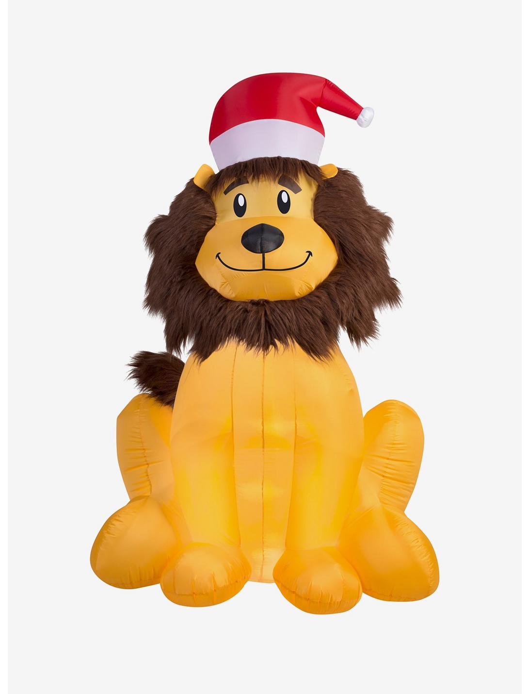 Christmas Lion Mixed Media Inflatable Décor, , hi-res