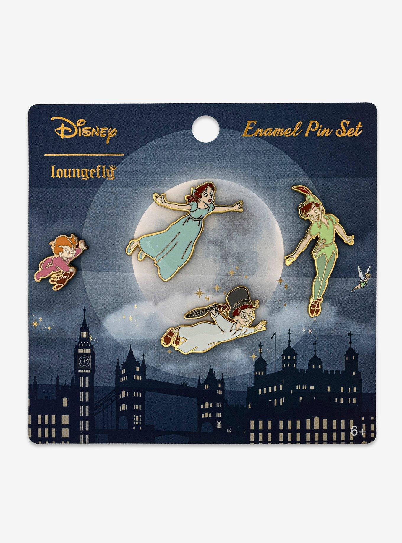 Loungefly Disney Peter Pan Enamel Pin Set, MULTI, hi-res