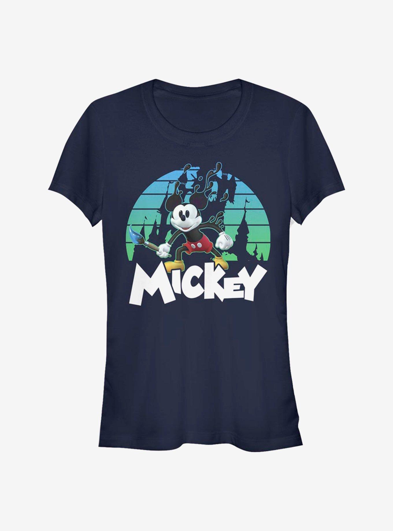 Disney Epic Mickey Retro Sunset Girls T-Shirt, , hi-res