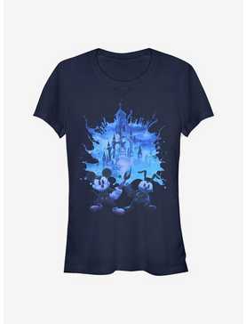 Disney Epic Mickey Tonal Splash Poster Cutout Girls T-Shirt, , hi-res