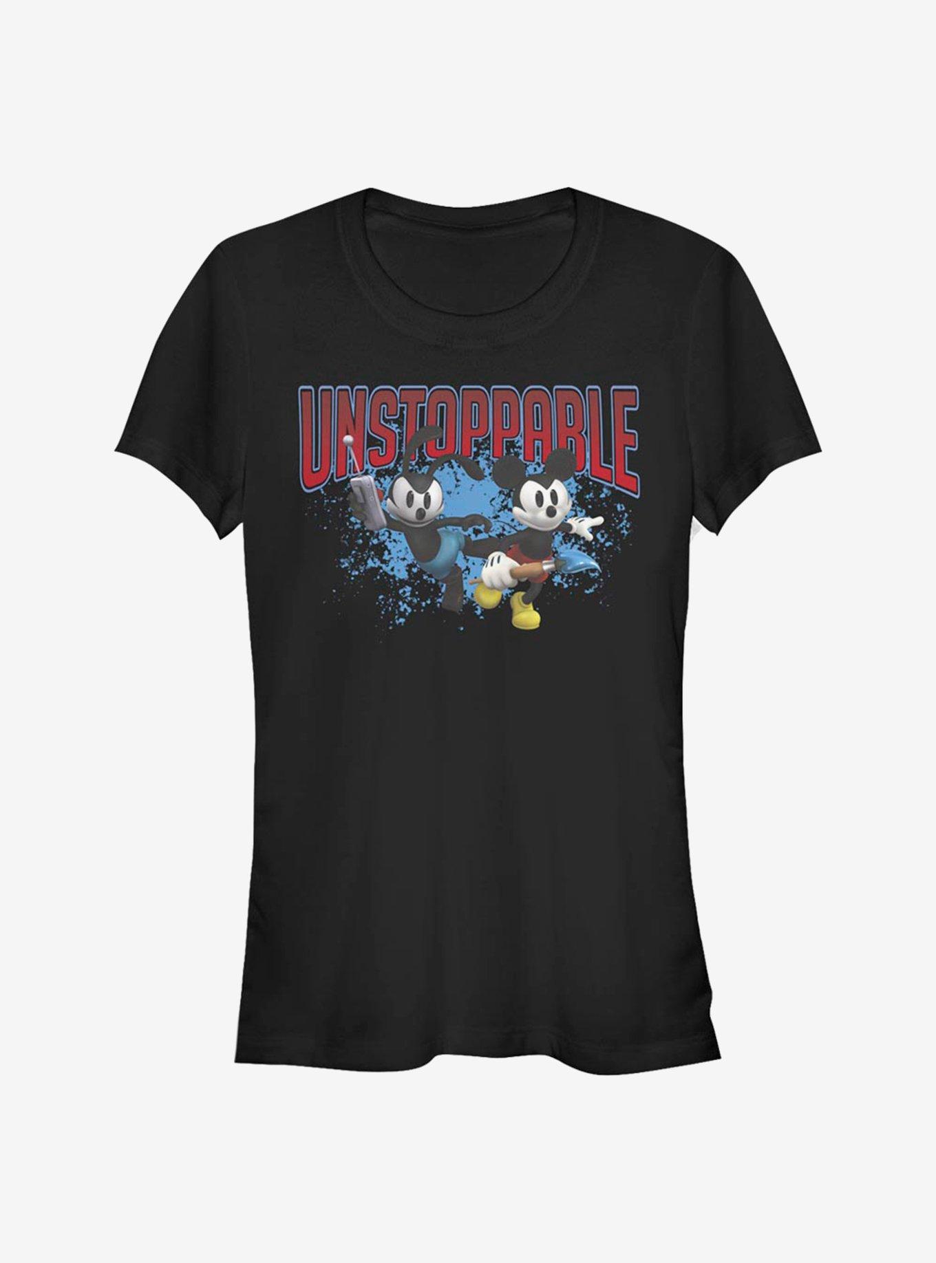 Disney Epic Mickey Unstoppable Girls T-Shirt, BLACK, hi-res