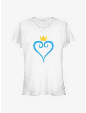 Disney Kingdom Hearts Heart And Crown Girls T-Shirt, , hi-res
