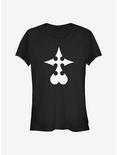 Disney Kingdom Hearts Nobody Symbol Girls T-Shirt, BLACK, hi-res