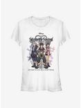 Disney Kingdom Hearts Sora Japanese Group Girls T-Shirt, WHITE, hi-res