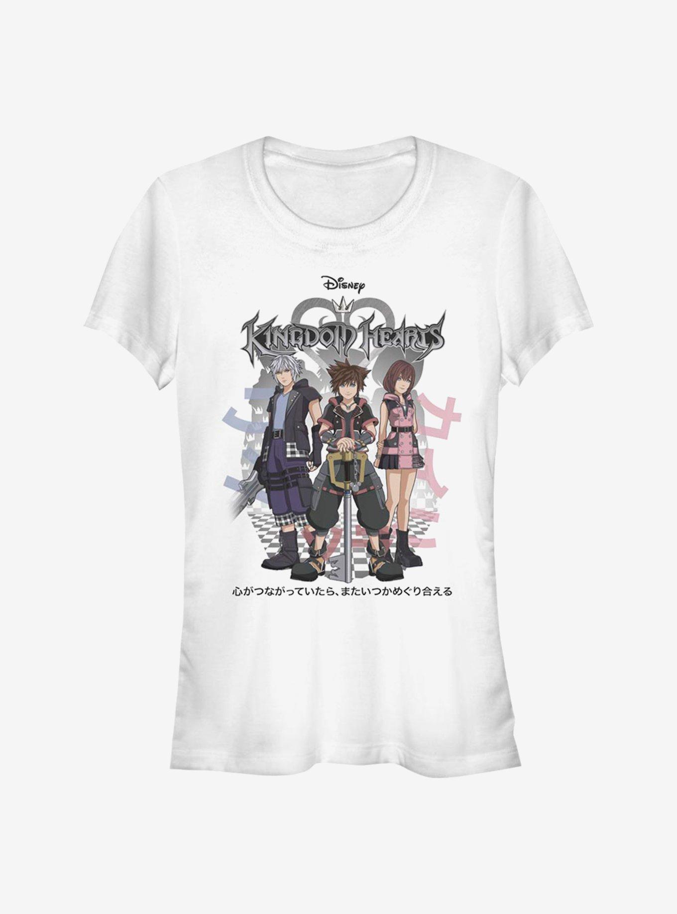 Disney Kingdom Hearts Sora Japanese Group Girls T-Shirt, , hi-res