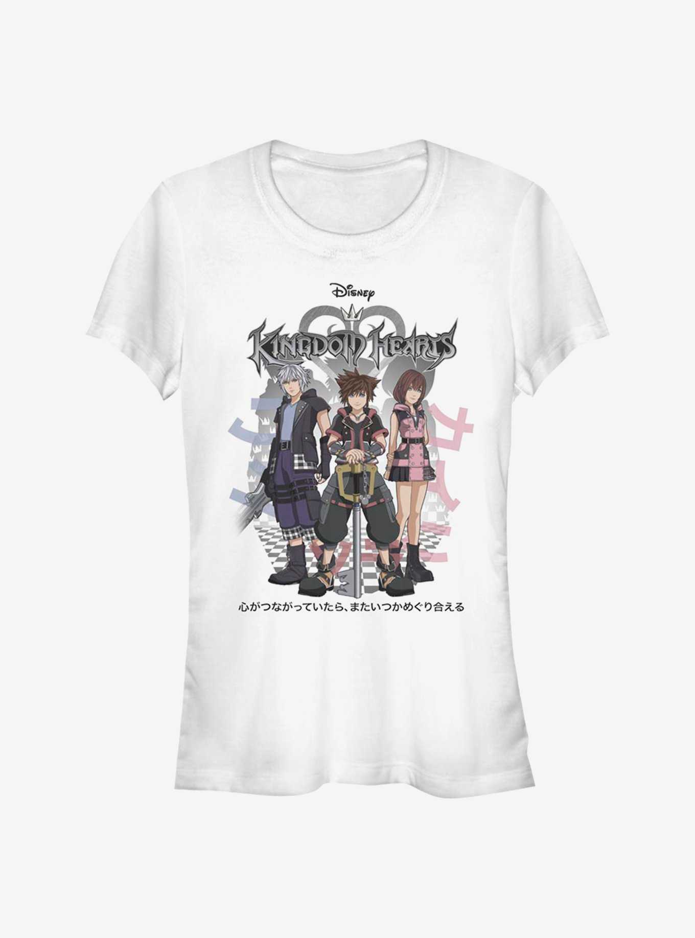 Disney Kingdom Hearts Sora Japanese Group Girls T-Shirt, , hi-res