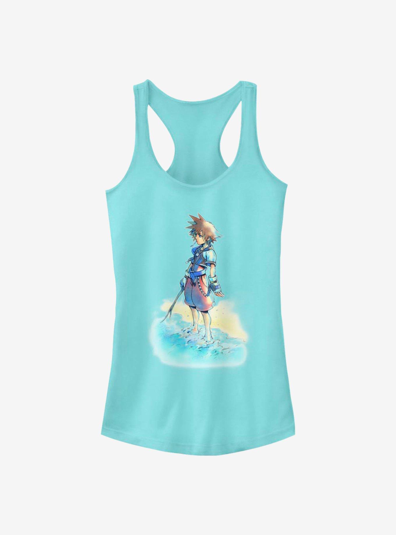Disney Kingdom Hearts Beach Sora Girls Tank, CANCUN, hi-res