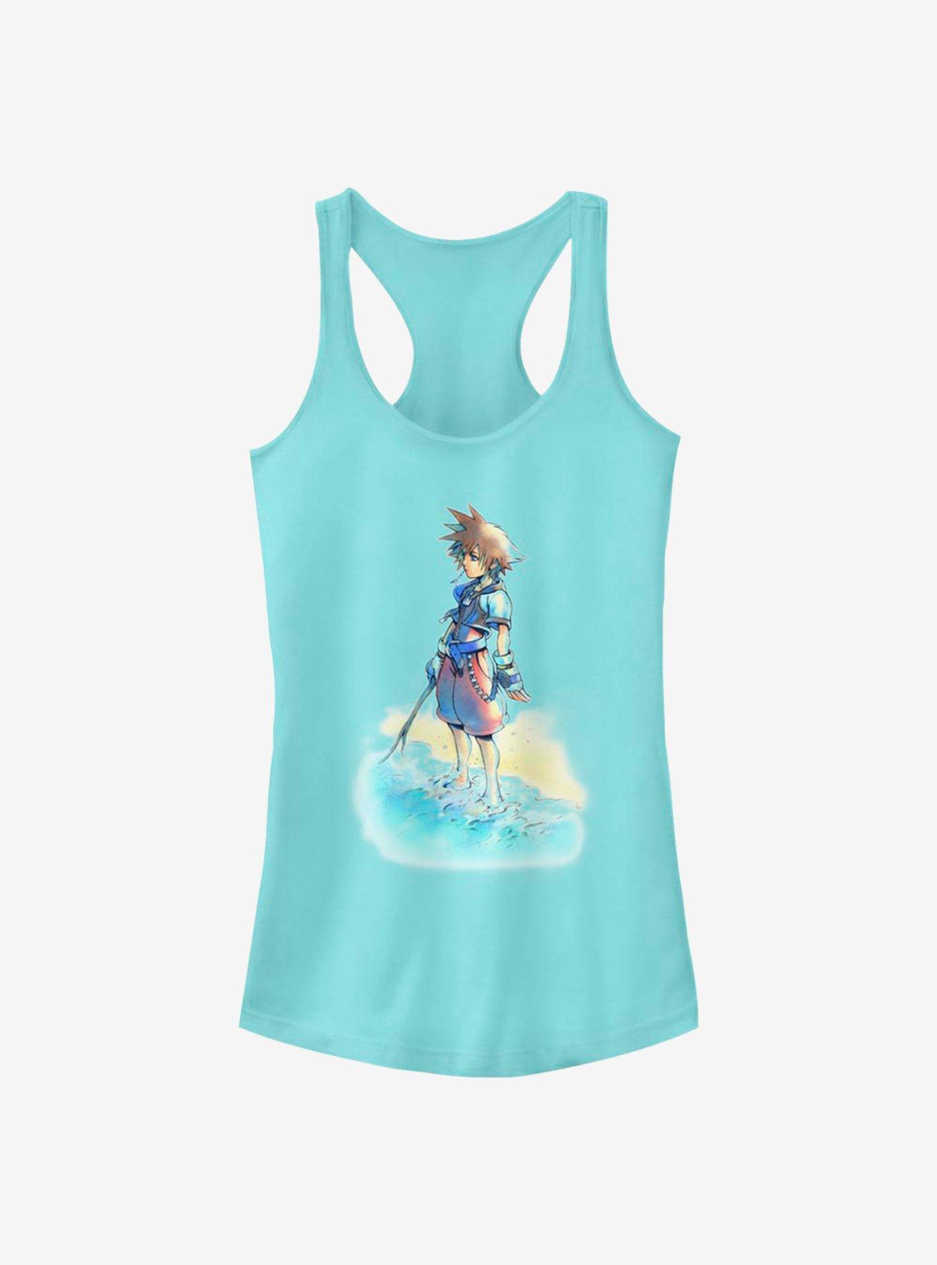 Disney Kingdom Hearts Beach Sora Girls Tank, , hi-res