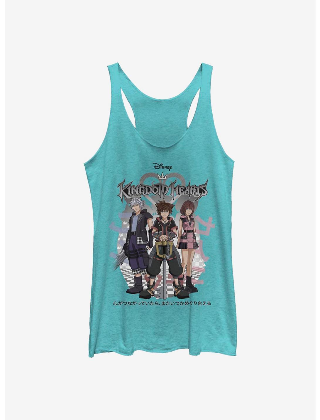 Disney Kingdom Hearts Sora Japanese Group Girls Tank, TAHI BLUE, hi-res